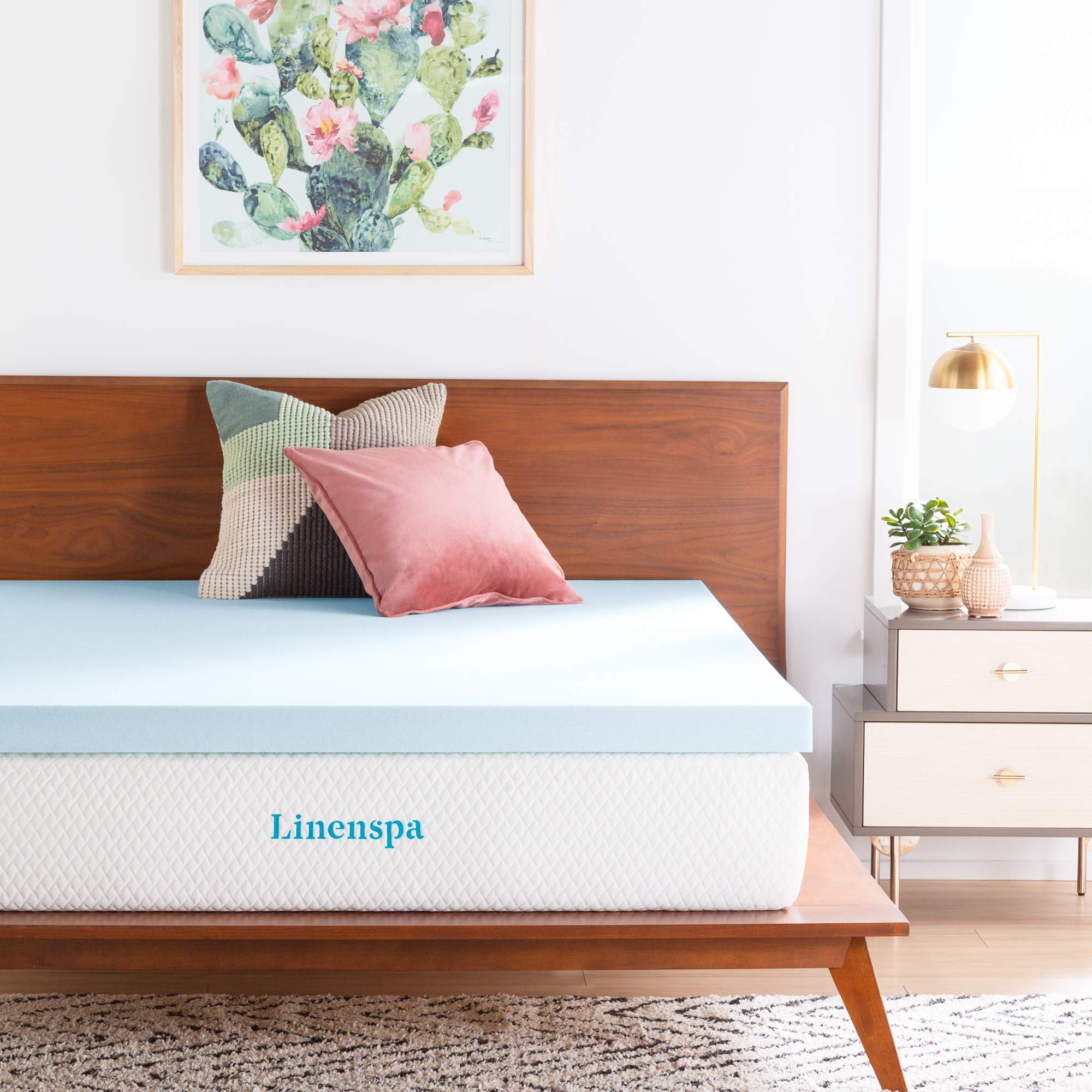 Linenspa Gel Infused Memory Foam Mattress Topper
